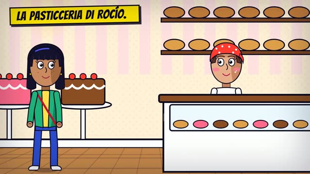 Scene from “Signora Elena's birthday”